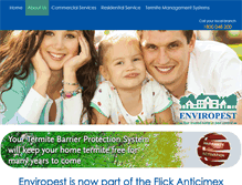 Tablet Screenshot of enviropest.com.au